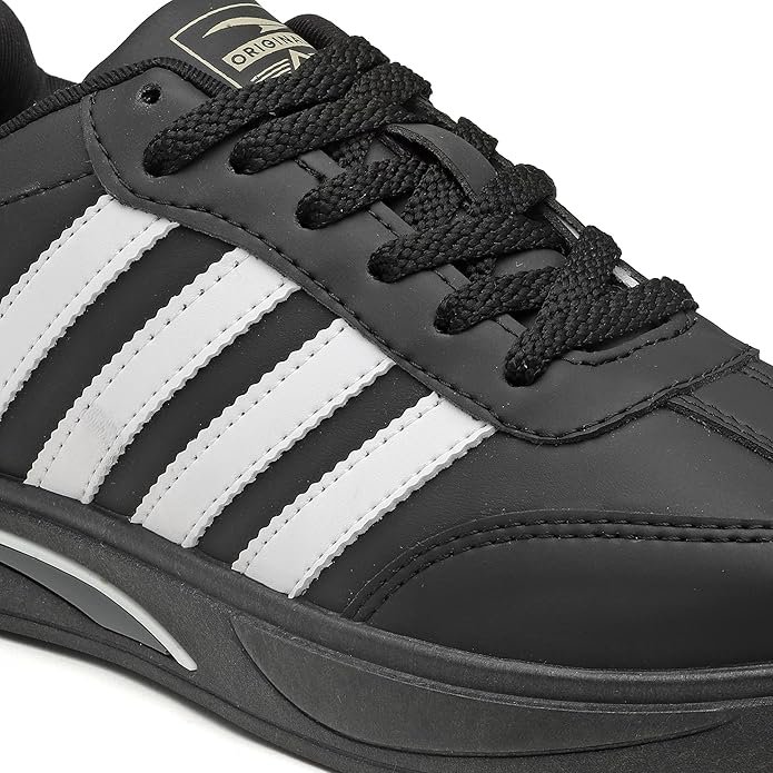 ASIAN Men's White Casual Sneaker Shoes with Synthetic Upper Lightweight Comfortable Mid Top Sneaker Shoes for Men's & Boy's Sydney-04