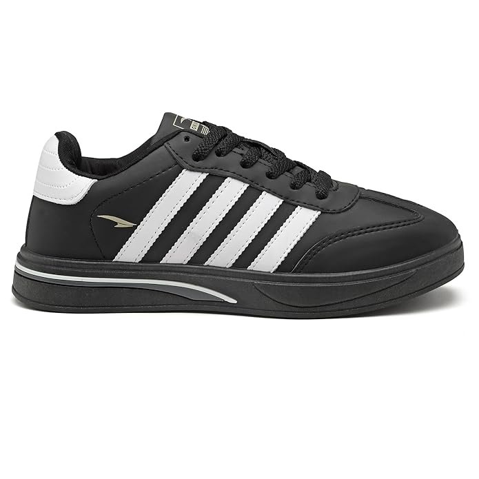 ASIAN Men's White Casual Sneaker Shoes with Synthetic Upper Lightweight Comfortable Mid Top Sneaker Shoes for Men's & Boy's Sydney-04